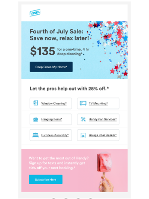 Last Day! $135 Deep Clean + 25% off Select Services