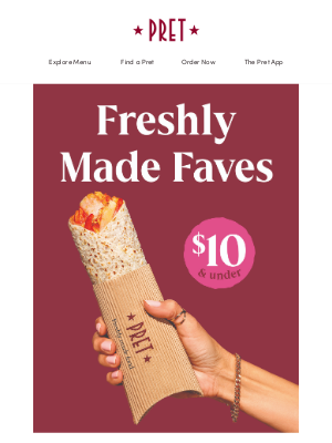Pret A Manger - Freshly Made Faves for $10 & under 🥪
