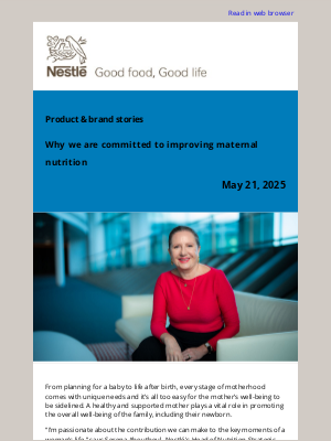 Nestle - Why we’re committed to improving maternal nutrition