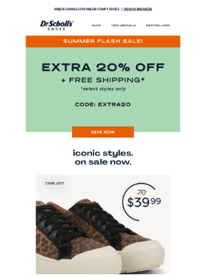 Dr. Scholls Shoes - ⚡EXTRA 20% off is happening NOW