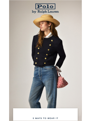 Ralph Lauren - How to Style: Relaxed Straight Denim