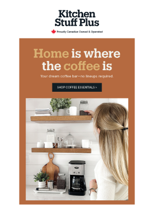 Kitchen Stuff Plus - DIY Home Coffee Bar ☕️