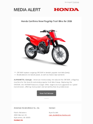 Honda - Honda Confirms New Flagship Trail Bike for 2026