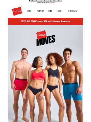 Hanes - Level Up Your Underwear With Hanes Moves