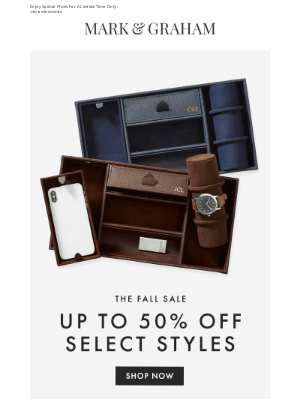 Mark and Graham - 🍂The Fall Sale Starts Now: Save Up to 50% Off! ​