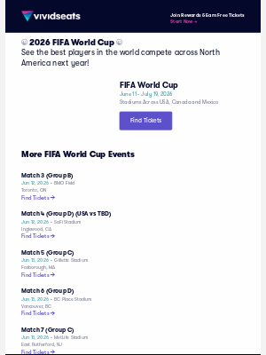 Vivid Seats - ⚽ FIFA World Cup Tickets