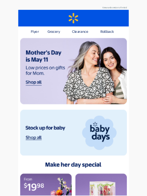 Walmart (Canada) - Spoil Mom with gifts at low prices 🌹