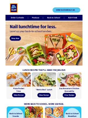 ALDI - Tasty Lunches Your Wallet Will Love