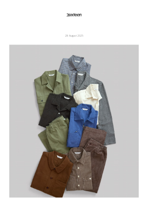 3sixteen - New Arrivals for FW25