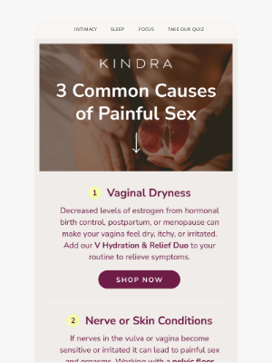 Kindra - Struggling with painful intimacy?