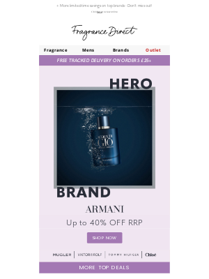 Fragrance Direct(United Kingdom) - Up to 40% Off Armani 💎