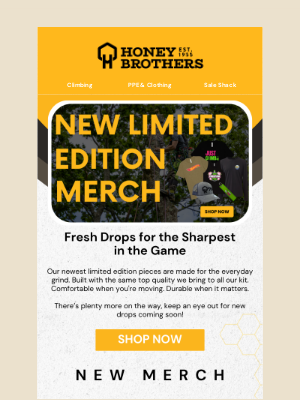 Honey Brothers - Gear up with Limited Honey Brothers Merch