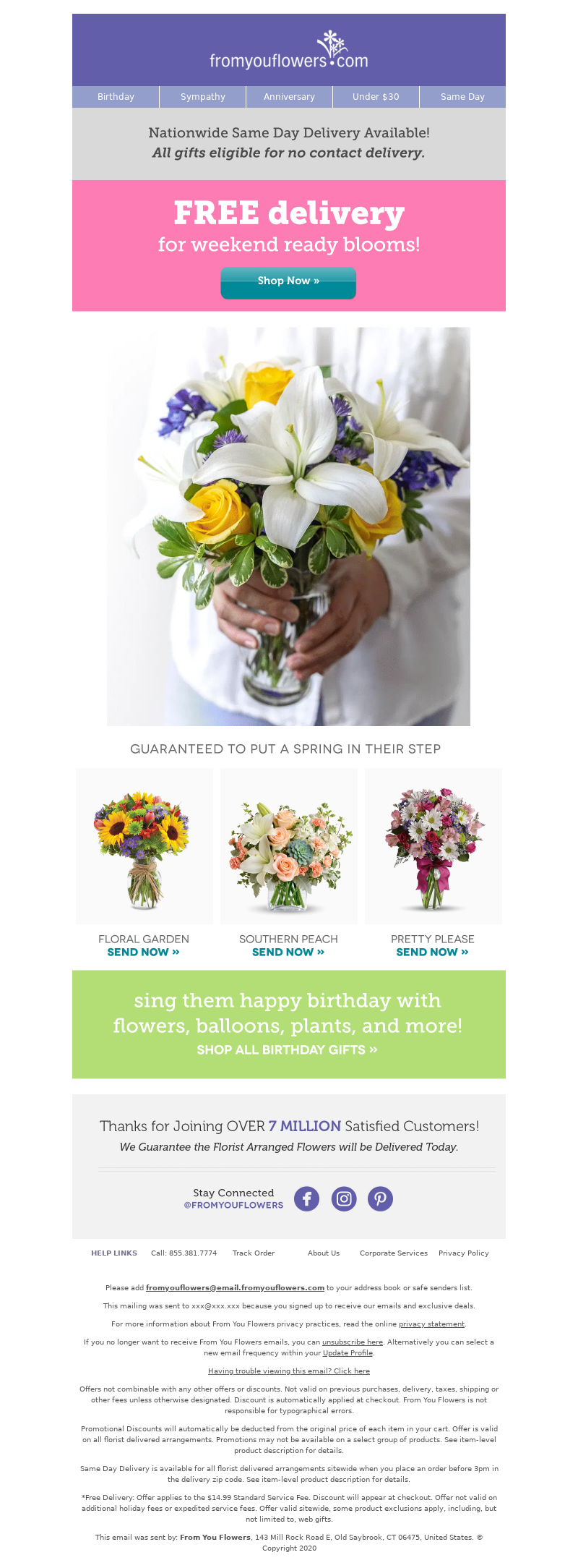 From You Flowers - Best Selling Bouquets for Mom + Free Delivery!