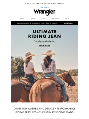 Wrangler - Jeans built for cowgirls