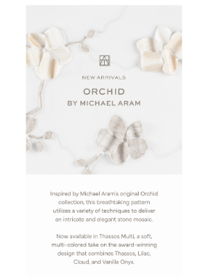 Artistic Tile - Introducing Orchid in Thassos Multi: A New Take on a Classic