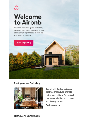 Airbnb - Welcome to Airbnb! Where will you go first?