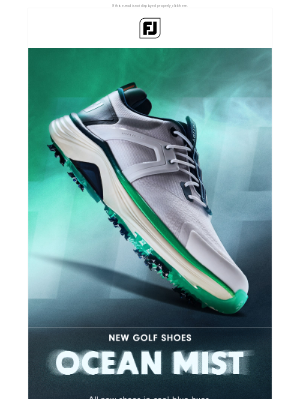 FootJoy - New Shoes in Cool Blue Hues