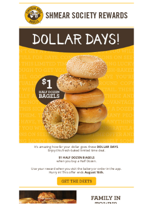 Einstein Bros. Bagels Email Marketing Strategy & Campaigns ...