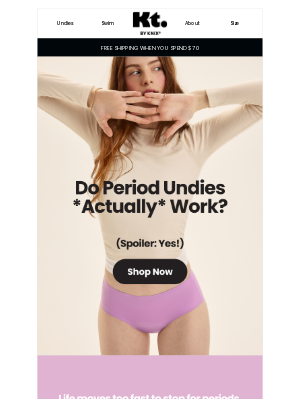 Knixteen - You asked: do period undies really work? 🧐