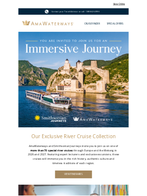 AmaWaterways - Explore Europe Alongside Smithsonian Journeys Experts