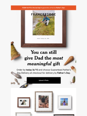 Framebridge - Last call for gifts for Dad!