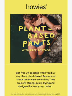 Howies (United Kingdom) - Unbeatable Sale Undies With Free Postage