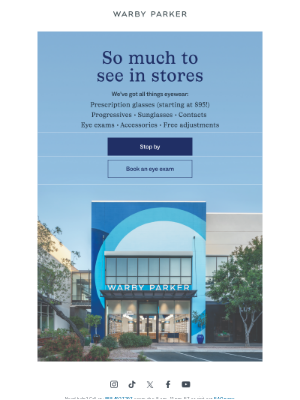 Warby Parker - Swing by and say hi