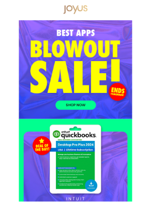 Joyus - Today’s Blowout Deals: BEST APPS!