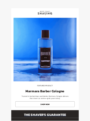 West Coast Shaving - Old-School Barbershop Scent, Modern-Day Swagger 🔥