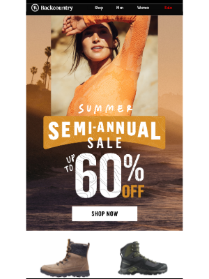 Backcountry - Semi-Annual Sale ends soon ⏰