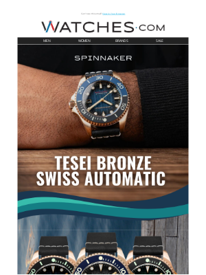 Watches - New Spinnaker Tesei Bronze