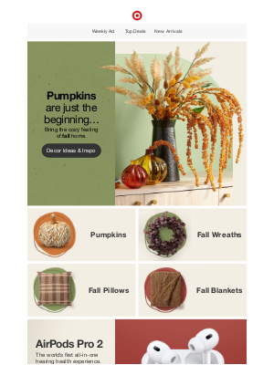 Target - Fresh fall ideas beyond pumpkins 🎃
