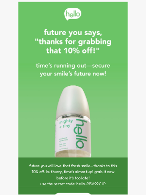 Hello Products - future you is high-fiving today you! 🙌