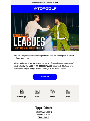 Topgolf - Game Face: On 😤 Fall Leagues Are Here