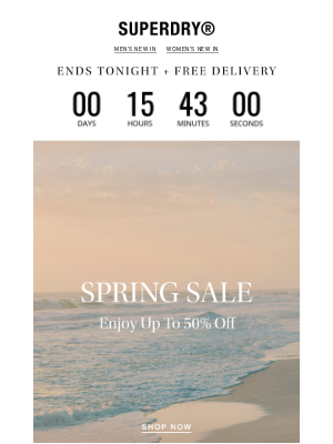 Superdry - Ends Tonight: Up To 50% Off Mid-Season Sale