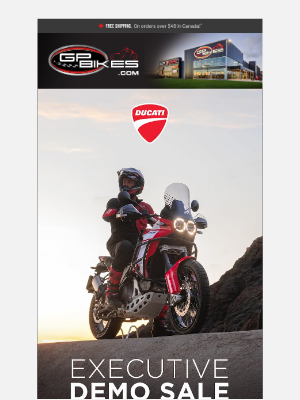 GP Bikes - 🔥 Ducati Executive Demo Sales Event – Save on Premium Rides 🏍️