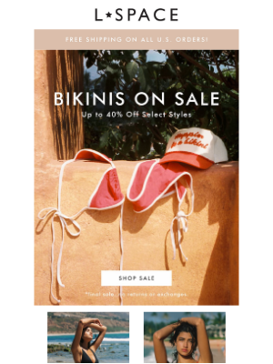 LSpace - Bikinis On Sale! 👙