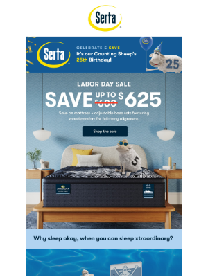 Serta - Have an Xtraordinary Labor Day