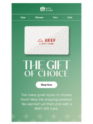 Reef - The Easiest Gift You'll Give!