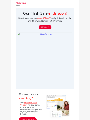 Quicken - Only a Few Days Left! Limited Time Flash Sale: Over 30% Off