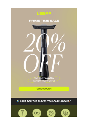 Leaf Shave - Leaf Is 20% Off On Amazon!