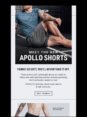 REP Fitness - NEW / Apollo Shorts
