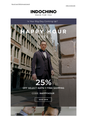 INDOCHINO - Cheers, it's Happy Hour