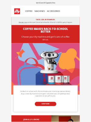 illy - Upgrade Your Coffee Machine (Plus Free Coffee)