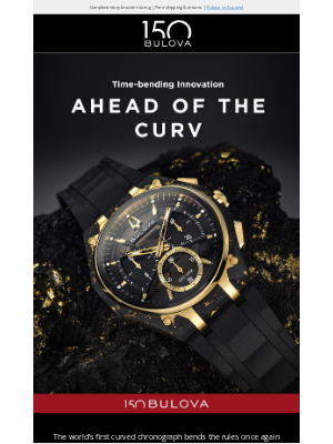 Bulova - Bending the Rules: New CURV Forged Carbon