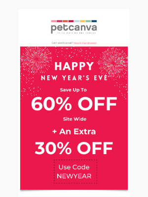 Pet Canva - Hey, Happy New Year's Eve! 🎉