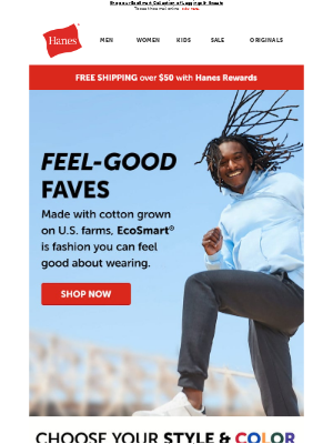 Hanes - Fashion You Can Feel Good About