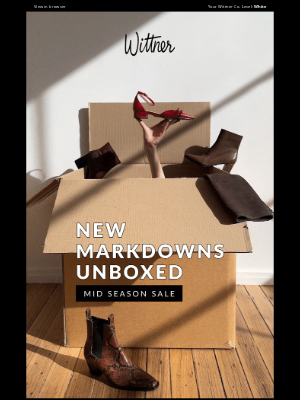 Wittner (Australia) - What’s Inside? New Markdowns