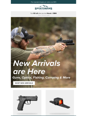 Sportsman’s Warehouse - New Arrivals Are Here!