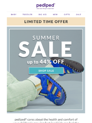 Pediped - Shoes They'll Love, Prices You'll Love | Summer Sales